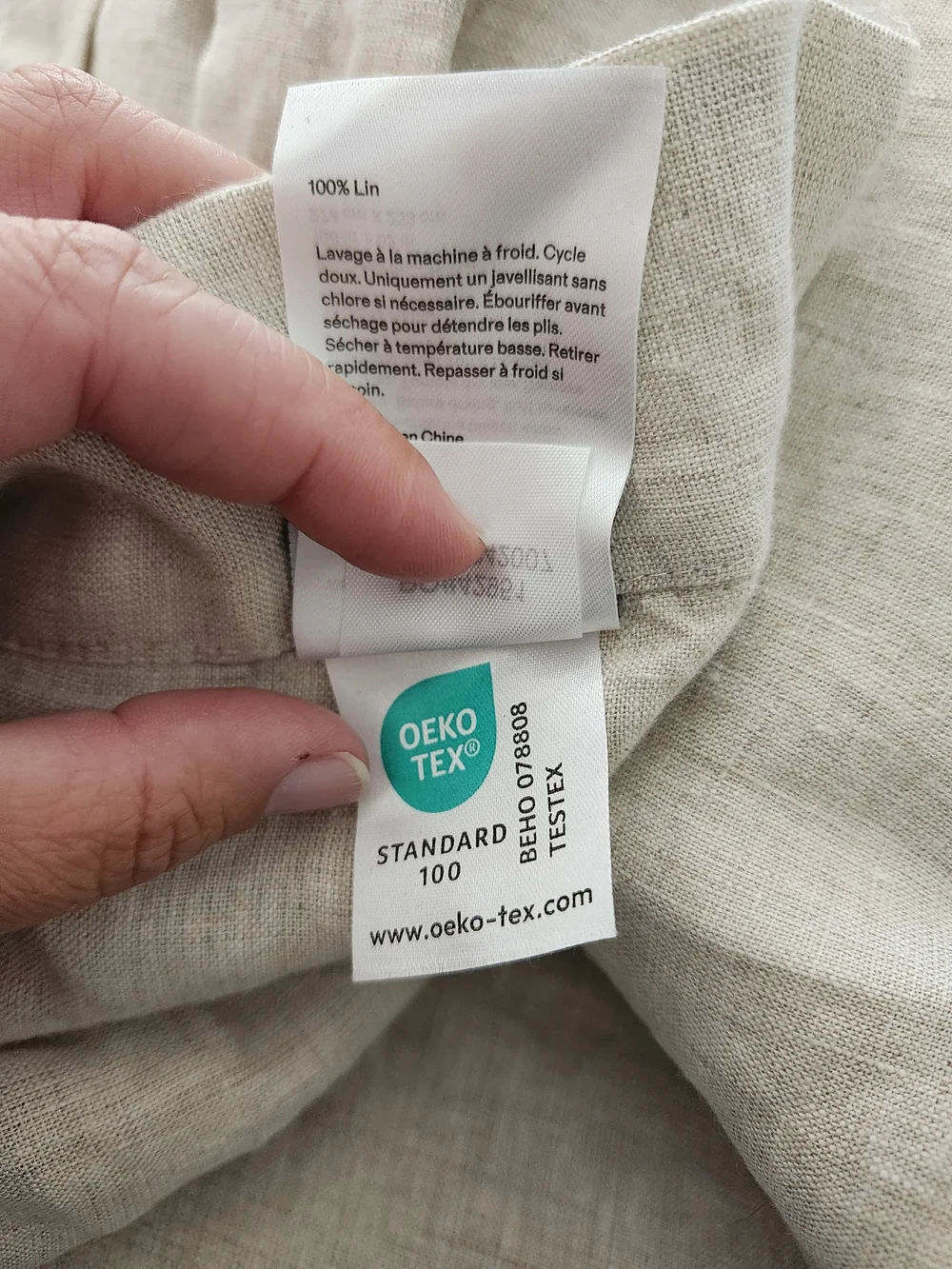 NWT Quince European Linen Duvet Cover Set King Cal King Natural Chambray